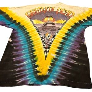 Vtg 1990 90s Grateful Dead New York City GDM White T Shirt USA Made XL Rare FOTL